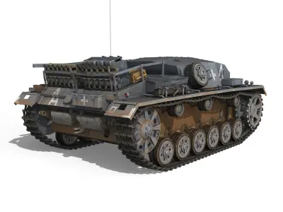 StuG III - Ausf B - StuG Abt 185 3D model
