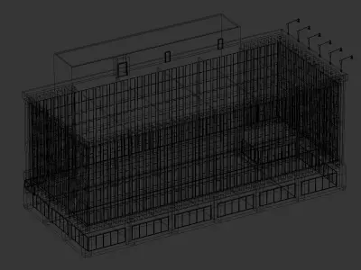 Modern Office Building Exterior 3D model