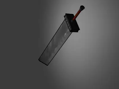 Stylized Painterly Long Sword Pack Low-poly 3D model