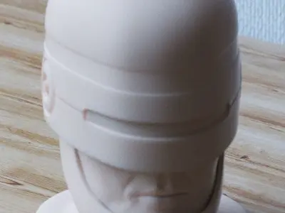Robocop Head for 3d Print 3D print model