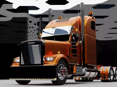 Freightliner Classic XL 3D model 3D model