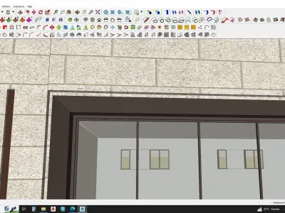 3D STRIP MALL STORE 3D model