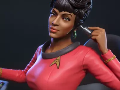 Lt Uhura from Star Trek 3D print model