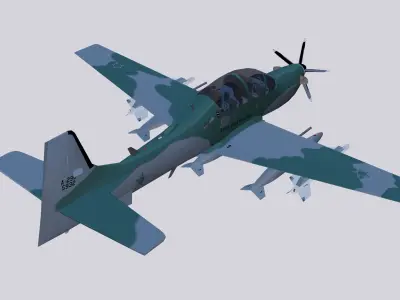 A-29B Super Tucano 3D model