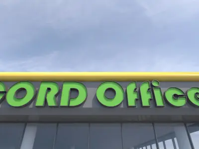 Commercial Building-012 Office Building 3D model