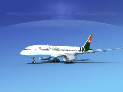 Boeing 787-8 Air Seychelles 3D model