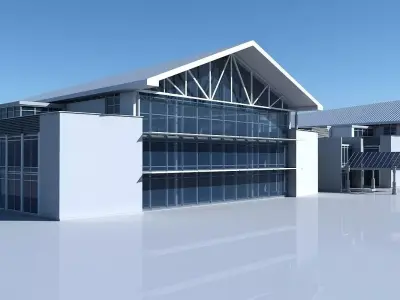 Office Building 300 3D model