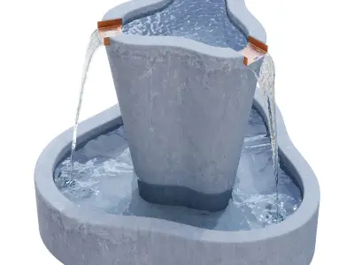 Campania - LC2 Fountain 3D model