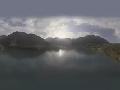 HDR - Mountain Lake 3D model