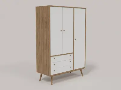 Retro Cabinet Free 3D model