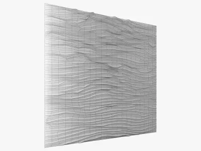 wave wall 16 3D model