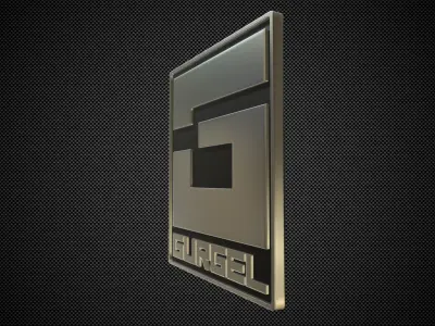 gurgel logo 3D model