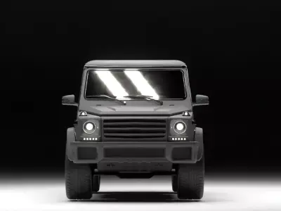 Mercedes G-Class G63 AMG Style 3D Printable Rigged SUV 3D print model