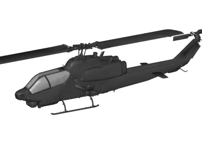 AH-1W Super Cobra 3D model