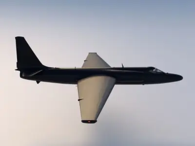 U2 Airplane 3D model