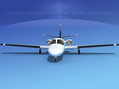 Cessna 500 Citation I V13 3D model