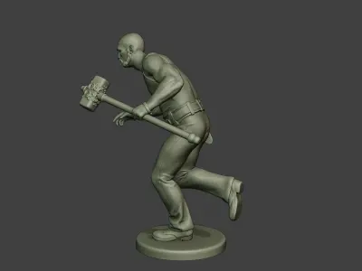 Bill HammerMan BH1 0004 3D print model