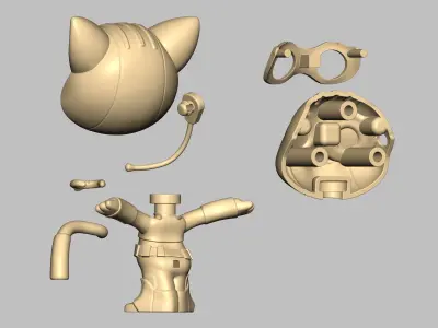 00084 Designed for 3D printing 3D print model