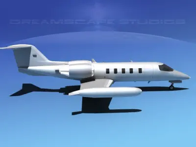 Gates Bombardier Learjet 35 V00 3D model