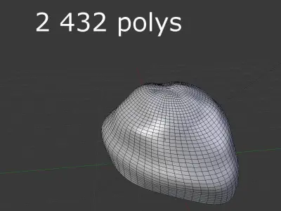 Detailed Rock Low-poly 3D model