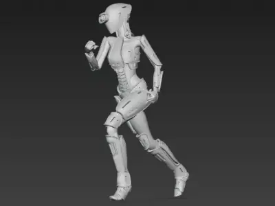 Smart technology robot 4-3D model 3D model