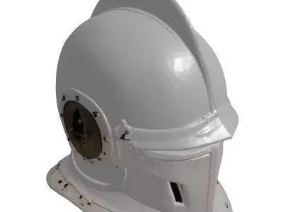 Medieval Knight Helmet 3D Model 3D model purchase