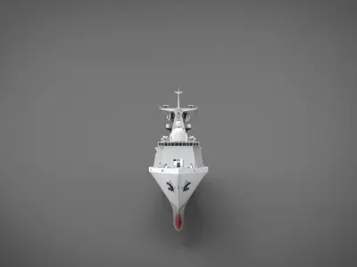 Tughril class frigate 3D model