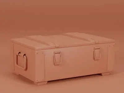 Ammunition Box RG-42 Low-poly 3D model