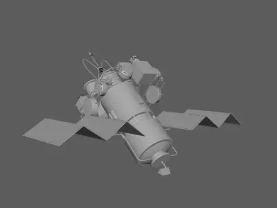 Satelite spacecraft 3D model