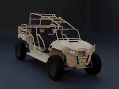 Polaris MRZR 4 3D model