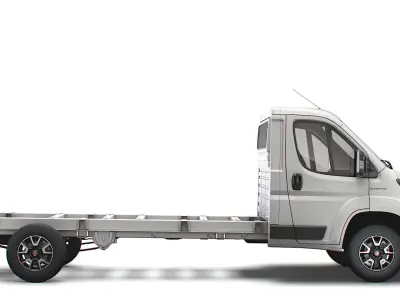 Fiat Ducato Chassis Truck Single Cab 4300WB 2022 3D model