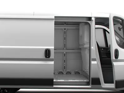 RAM Promaster Van L2H1 HQ Interior 2023 3D model