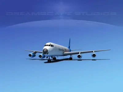 Douglas DC-8-63F Baltimore Clipper 3D model