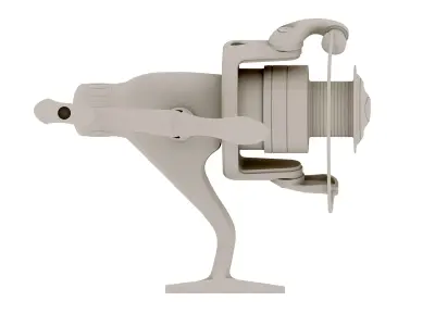 Fishing bate reel Low-poly 3D model