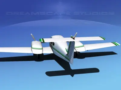 Piper PA-44-180 Seminole V05 3D model