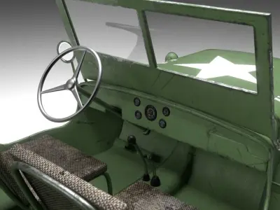 Jeep Willys Military 3D model