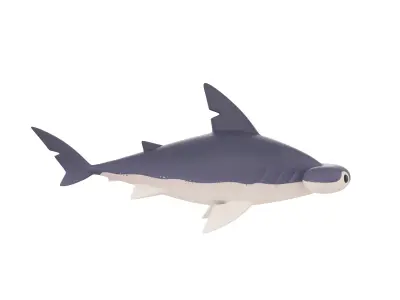 Character072 Bonnet Head Shark 3D model