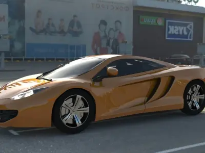 McLaren mp4 2011 3D model