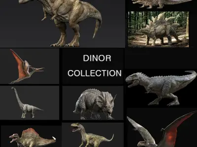 Dinosaur Collection (Rigged)