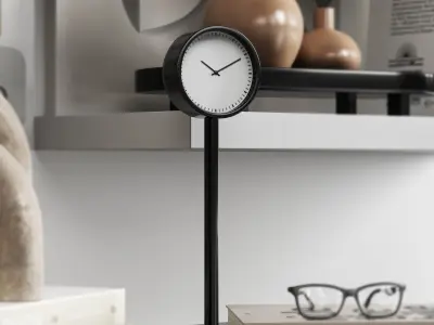 Decorative set shelf 3D model