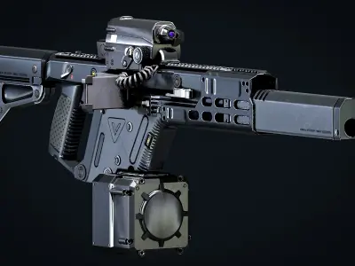 Kriss Vector Gen 2 Game ready model  Low-poly 3D model