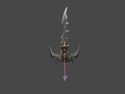 Zeloeman Sword A 18 Low-poly 3D model