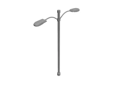 Street Lamp Urban Outdoor Lighting 002 3D model