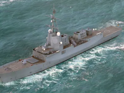F-105 Frigate 3D model