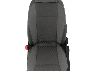 Car seat 3D model