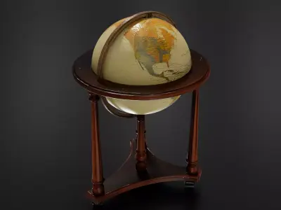Antique Globe 1 3D print model