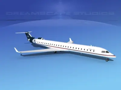 Bombardier CRJ1000 Liberty Air 3D model