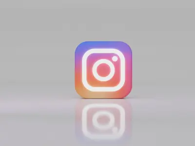 Instagram 3d Free 3D model