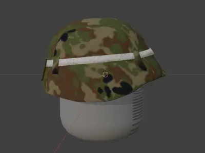 JSDF Type 88 helmet Low-poly 3D model
