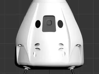 Space X Dragon Capsule 3D model